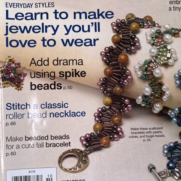 Bead & Button Magazine Jewelry Crafting Book u October 2012 Issue 111 - Picture 3 of 8